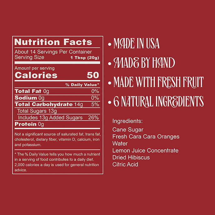 Cara Cara & Hibiscus Marmalade