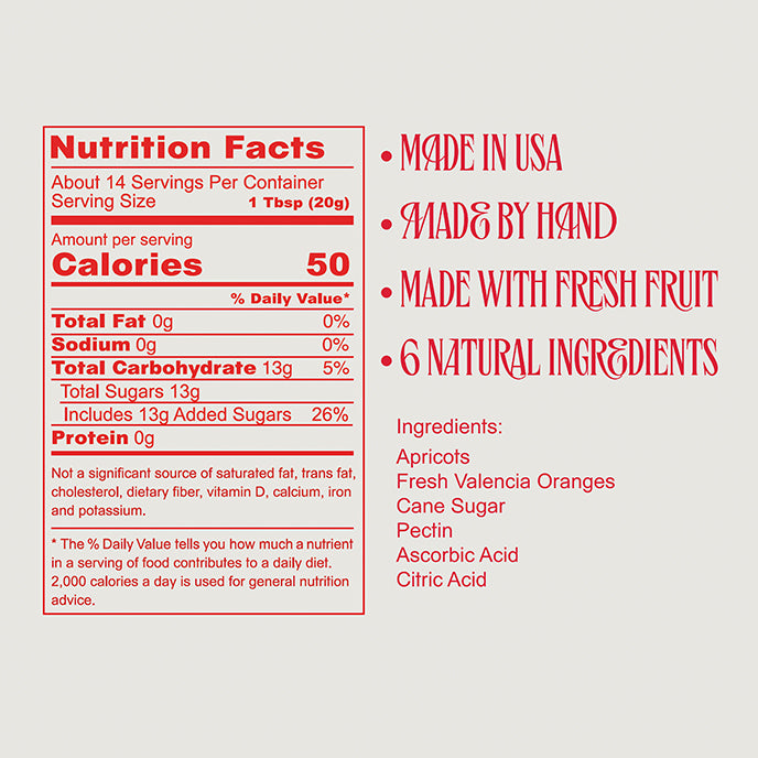 Ruby Valencia & Apricot Fruit Spread