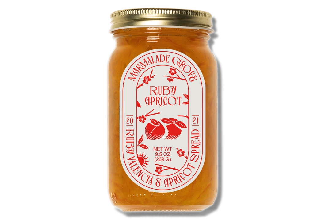 Ruby Valencia & Apricot Fruit Spread - 9.5oz Wholesale Box